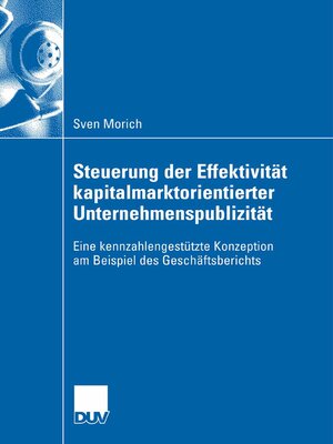 cover image of Steuerung der Effektivität kapitalmarktorientierter Unternehmenspublizität